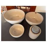 Assorted Stoneware Bowls and Jar