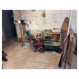 Contents of North Wall, Main Room of Basement