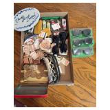 Mixed Lot of Advertising Memorabilia, Sunglasses, and Coin Dispenser