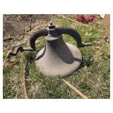 Cast Iron Farm Bell with Mount
