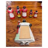 Black Americana Figural Memo Holders and Salt & Pepper Shakers