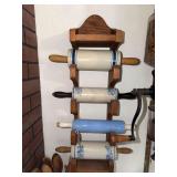 Rolling Pin Collection with Wood Rack