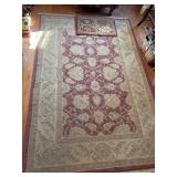 Woven Area Rug with Matching Accent Rug