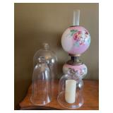 Set of Clear Glass Display Cloches