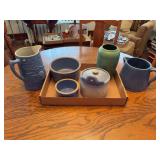 Assorted Stoneware Pottery Vessels