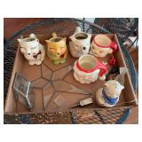 Ceramic Novelty Items, Decorative Glass Star and Other Items