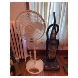 Lasko Stand Fan and Bissell Powerforce Vacuum