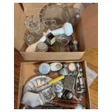 Mixed Lot of Kitchen and Dining Utensils and Glassware