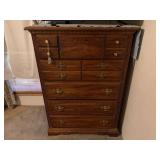 Wood Tall Chest of Drawers