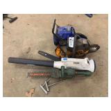 Holzfforma G660 and Poulan Pro Chainsaws with Hart Blower and Black & Decker Hedge Trimmer