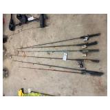 Assorted Fishing Rod and Reel Collection
