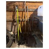 Lot of Assorted Shovels