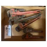 Collection of Ridgid Pipe Wrenches
