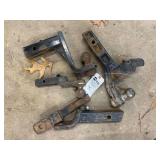Assorted Vehicle Trailer Hitch Receivers and Balls