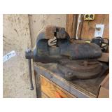 Bench Vise with Swivel Base