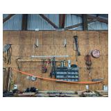 Contents of Wall above Workbench