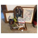 Framed Art, Bedding, and Home Decor Assortment