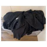Assorted Black Cloth Chair Covers