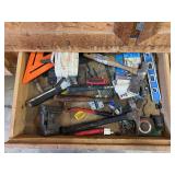 Assorted Hand Tools and Measuring Equipment