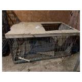 Metal Wire Animal Trap Cage with Wood Top