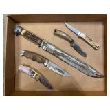 Assorted Fixed Blade and Folding Knives