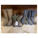 Assorted Work and Insulated Boots: Muck and Thermolite