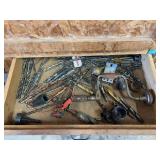 Assorted Drill Bits and Hand Drills