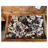 Assorted Plumbing Fittings and Supplies with Cutting Tool