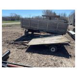 Two-Wheel Trailer with Flatbed