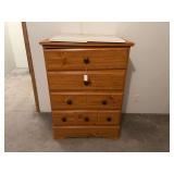 Wooden Chest of Drawers with Additional Top Panels