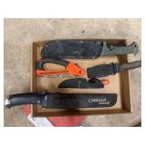 Assorted Knives and Saw Collection