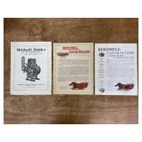 (3) Birdsell Mfg Co. Sales Literature
