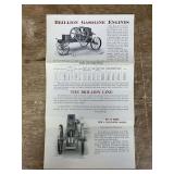 Brillion Gasoline Engines Sales Literature