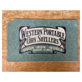 Union Iron Works Western Portable Corn Shellers Catalog