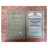 (2) Walter A. Wood Mowing & Reaping Machine Co. Catalogs