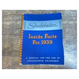 1939 Studebaker Inside Facts Sales Literature