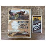 (2) Hoosier Grain Drills Catalog + Sales Literature
