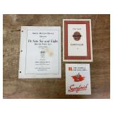 (3) Chrysler De Soto + Imperial Sales Literature