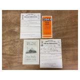 (4) Stover Mfg. Co. Literature