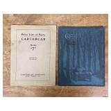 (2) Cartercar Co. Literature