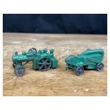 (2) Case Steam Engine + Thresher Kansas Toy & Novelty