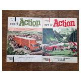 (2) 1961 IH Men of Action Magazines