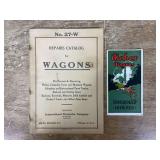 (2) IHC Weber Wagons Manual + Sales Literature