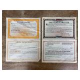 (2) Witte Engine Warranty Certificates