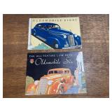 (2) Oldsmobile Sales Literature