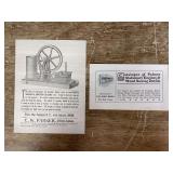 (2) C.W. Parker + Palmer Engine Literature