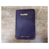 1934 Fairmont Railway Motors Pocket Notebook