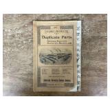 1897 McCormick Harvesting Machine Co. Parts Catalog