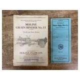 (2) Moline Plow Co. Literature
