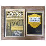 (2) 1920 + 1932 Tractor Field Books
